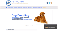Desktop Screenshot of petsittingmalta.com